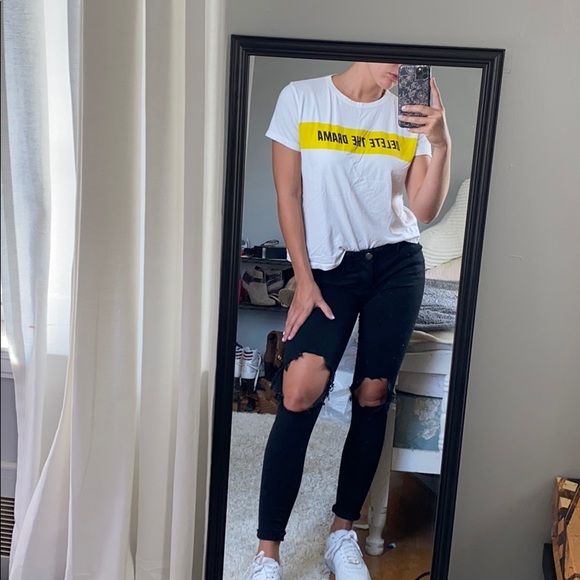 Zara Tops - Zara “Delete the Drama” Tee